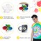12-Color Tie-Dye Kit – Pre-Filled, Non-Toxic Fabric Dye Set for Kids – Permanent Tie-Dye Art Kit for Easy and Fun DIY Clothing & Fabric Projects